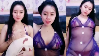 Bokep Indo Mitha Lingerie Ungu Sexy Live Hot